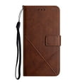 thumbnail image 1 of Allytechgroup Flip Folio Wallet Case for iPhone 11 Pro Max with Card Slots, Luxury PU Leather Magnetic Clasp Kickstand with Wrist Strap All-Round Protection Shockproof Cover Case - Darkbrown, 1 of 8