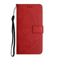 thumbnail image 1 of Allytechgroup Flip Folio Wallet Case for iPhone 16e with Card Slots, Luxury PU Leather Magnetic Clasp Kickstand with Wrist Strap All-Round Protection Shockproof Cover Case -  Red, 1 of 7