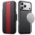 thumbnail image 1 of Allytechgroup Flip Wallet Case for Apple iPhone 15 Pro Max, 2 In 1 Detachable Magnetic Back Cover Cards Slots PU Leather Anti-Scratch Protective Magentic Closure Phone Case for Women Men, Red, 1 of 10