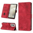 thumbnail image 1 of Allytechgroup Flip Wallet Case for Motorola Moto G Power (2025), RFID Blocking PU Leather Shockproof Cover Stand Rugged Heavy Duty Durable Cover Case for Motorola Moto G Power (2025), Red, 1 of 4