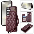 thumbnail image 1 of Allytechgroup Flip Wallet Case for Samsung Galaxy S23 with Cards Holder, PU Leather Phone Case with Lanyard Kickstand Shockproof Back Cover for Samsung Galaxy S23, Winered, 1 of 8