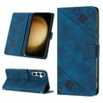 thumbnail image 1 of Allytechgroup Flip Wallet Case for Samsung Galaxy S24 FE, RFID Blocking PU Leather Shockproof Cover Stand Rugged Heavy Duty Durable Cover Case for Samsung Galaxy S24 FE, Blue, 1 of 4