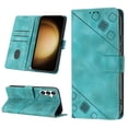 thumbnail image 1 of Allytechgroup Flip Wallet Case for Samsung Galaxy S24, RFID Blocking PU Leather Shockproof Cover Stand Rugged Heavy Duty Durable Cover Case for Samsung Galaxy S24, Green, 1 of 4