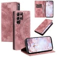 thumbnail image 1 of Allytechgroup Flip Wallet Case for Samsung Galaxy S25 Ultra, Built-in Credit Card Slot RFID Blocking PU Leather Rugged Stand Phone Case Shockproof Protective Back Cover for Galaxy S25 Ultra, Pink, 1 of 6