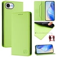 thumbnail image 1 of Allytechgroup Flip Wallet Case for iPhone 16e, Compatible with MagSafe RFID Blocking PU Leather Shell with Credit Card Slot Shockproof Protective Back Cover for iPhone 16e, Green, 1 of 8