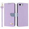 thumbnail image 1 of Allytechgroup Flip Wallet Case for iPhone 8 Plus/7 Plus, RFID Blocking PU Leather Phone Case with Credit Card Slot Shoulder Strap Wrist Strap Shockproof Back Cover for iPhone 8 Plus/7 Plus, Purple, 1 of 10