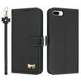 thumbnail image 1 of Allytechgroup Flip Wallet Case for iPhone 8 Plus/7 Plus, RFID Blocking PU Leather Phone Case with Credit Card Slot Shoulder Strap Wrist Strap Shockproof Back Cover for iPhone 8 Plus/7 Plus, Black, 1 of 9