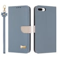 thumbnail image 1 of Allytechgroup Flip Wallet Case for iPhone 8 Plus/7 Plus, RFID Blocking PU Leather Phone Case with Credit Card Slot Shoulder Strap Wrist Strap Shockproof Back Cover for iPhone 8 Plus/7 Plus, Blue, 1 of 10