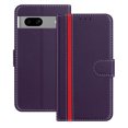 thumbnail image 1 of Allytechgroup Flip Wallet Phone Case for Google Pixel 7A, RFID Blocking PU Leather Built-in Credit Card Slot Stand Shockproof Full Body Protective for Google Pixel 7A, Purple, 1 of 9