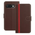 thumbnail image 1 of Allytechgroup Flip Wallet Phone Case for Google Pixel 9A, RFID Blocking PU Leather Built-in Credit Card Slot Stand Shockproof Full Body Protective for Google Pixel 9A, Brown, 1 of 9