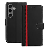 Allytechgroup Flip Wallet Phone Case for Samsung Galaxy A17 5G, RFID Blocking PU Leather Built-in Credit Card Slot Stand Shockproof Full Body Protective Bumper for Samsung Galaxy A17 5G, Black
