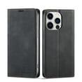 thumbnail image 1 of Allytechgroup Flip Wallet Phone Case for iPhone 16 Plus with Credit Card Slot, RFID Blocking PU Leather Kickstand Shockproof Full Body Protective for Apple iPhone 16 Plus, Black, 1 of 7