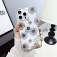 thumbnail image 1 of Allytechgroup Floral Series Case for Apple iPhone 17 Pro Max, Lightweight Soft TPU Clear Back Cover Anti-Yellowing Shockproof Protective Bumper Phone Case for iPhone 17 Pro Max Girls Women, H, 1 of 8