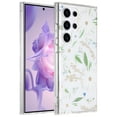 thumbnail image 1 of Allytechgroup Floral Series Case for Samsung Galaxy S24 Women Girls, Soft TPU Clear Back Cover Anti-Yellowing Shockproof Protective Bumper Phone Case for Samsung Galaxy S24, G, 1 of 1