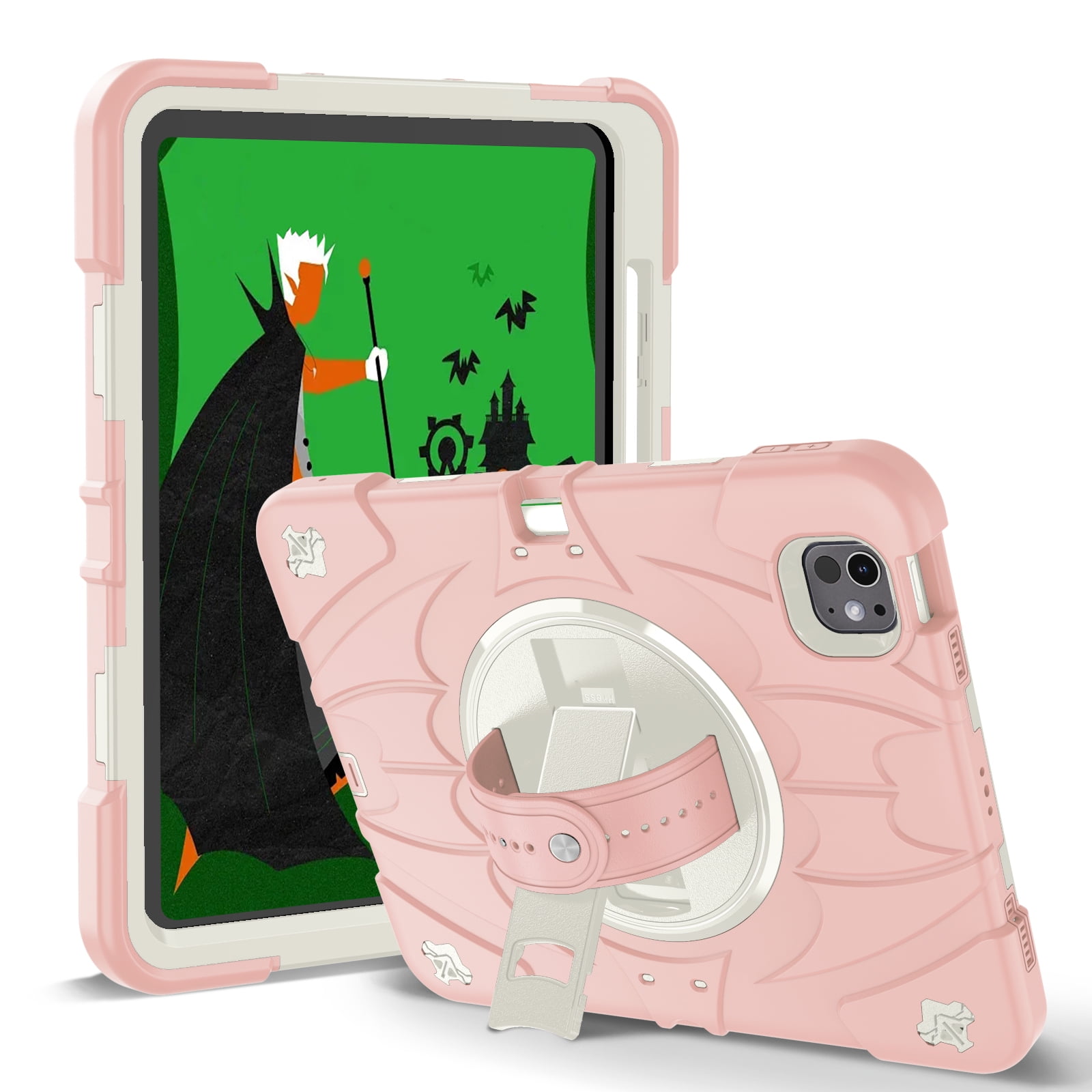 Allytechgroup For iPad Pro 11 Inch 2024 Case with Stand, Heavy Duty