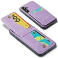 thumbnail image 1 of Allytechgroup Galaxy A14 5G Wallet Case, Premium PU Leather RFID Blocking Cards Slots Stand Drop Resistance Shockproof Bumper Retro Phone Case for Samsung Galaxy A14 5G, Purple, 1 of 8
