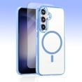 thumbnail image 1 of Allytechgroup Galaxy A15 5G Case with Screen Protector, Crystal Clear Magnetic Back Cover Compatible with Magsafe Anti-Scratch Phone Case for Samsung Galaxy A15, Blue, 1 of 8