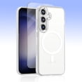 thumbnail image 1 of Allytechgroup Galaxy A15 5G Case with Screen Protector, Crystal Clear Magnetic Back Cover Compatible with Magsafe Anti-Scratch Phone Case for Samsung Galaxy A15, White, 1 of 8