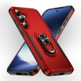 thumbnail image 1 of Allytechgroup Galaxy A16 5G Case with Ring Holder Stad, Military Grade Shockproof Compatible with Car Mount Rugged Bumper Phone Case for Samsung Galaxy A16 5G, Red+Black, 1 of 9