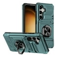 thumbnail image 1 of Allytechgroup Galaxy A16 5G Case, Military Grade Shockproof [2 Cards Slot] Ring Holder Kickstand Compatible with Car Mount Bumper Phone Case for Samsung Galaxy A16 5G,Green, 1 of 7