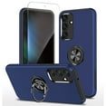thumbnail image 1 of Allytechgroup Galaxy A16 5G Case with Screen Protector, Slim Fit Magnetic Phone Case for Samsung Galaxy A16 5G with Ring Holder Kickstand Heavy Duty Shockproof Cover for Women Men, Blue, 1 of 7