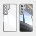 thumbnail image 1 of Allytechgroup Galaxy A16 5G Clear Back Cover Case with Lens Protector, Anti-Yellow Shockproof Bumper AntI-Scratch Drop Proof Full Body Protective Phone Case for Samsung Galaxy A16 5G, Gray, 1 of 6