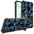 thumbnail image 1 of Allytechgroup Galaxy A16 5G Shockproof Case, Kickstand Camouflage Pattern Design Military Grade Shockproof Compatible with Car Mount Magnetic Back Cover for Samsung Galaxy A16 5G, Darkblue, 1 of 5