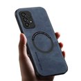 thumbnail image 1 of Allytechgroup Galaxy A33 5G Case, Magsafe Compatible Shockproof Vintage PU Leather Mangetic Back Cover Anti-Scratch Phone Case for Samsung Galaxy A33 5G, Blue, 1 of 10