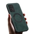 thumbnail image 1 of Allytechgroup Galaxy A33 5G Case, Magsafe Compatible Shockproof Vintage PU Leather Mangetic Back Cover Anti-Scratch Phone Case for Samsung Galaxy A33 5G, Green, 1 of 10