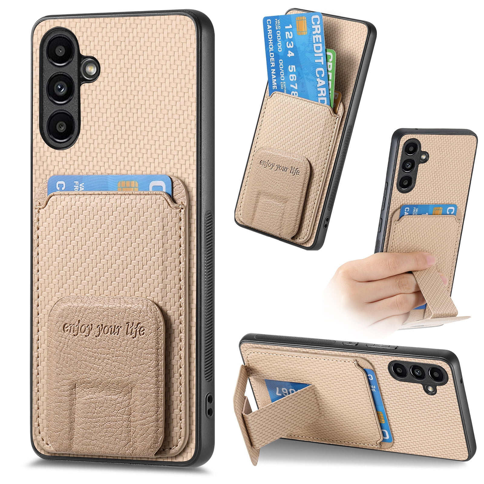 Allytechgroup Galaxy A54 5G Wallet Case with Card Holder, Hybrid TPU ...