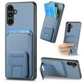 thumbnail image 1 of Allytechgroup Galaxy A54 5G Wallet Case with Card Holder, Hybrid TPU Back Cover Kickstand Bumper Anti-Scratch Slim Case Cover for Samsung Galaxy A54 5G, Blue, 1 of 8