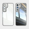 thumbnail image 1 of Allytechgroup Galaxy A56 5G Clear Back Cover Case with Lens Protector, Anti-Yellow Shockproof Bumper AntI-Scratch Drop Proof Full Body Protective Phone Case for Samsung Galaxy A56 5G, Gray, 1 of 6