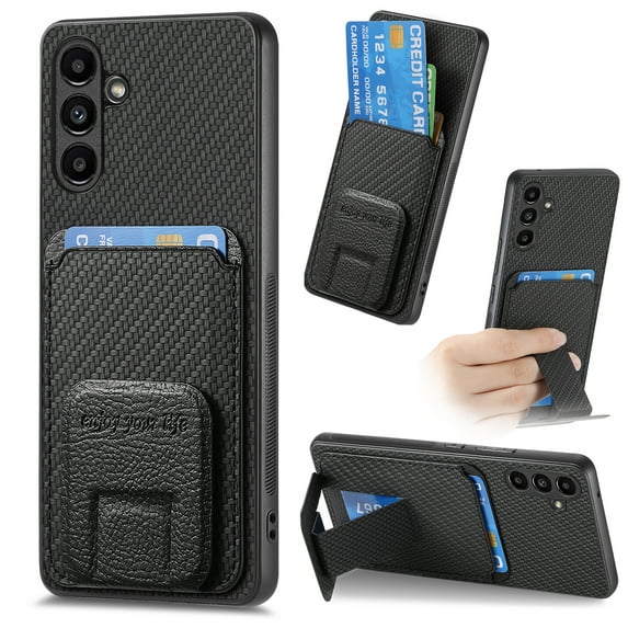 Allytechgroup Galaxy A71 5G Wallet Case with Card Holder, Hybrid TPU Back Cover Kickstand Bumper Anti-Scratch Slim Case Cover for Samsung Galaxy A71 5G, Black
