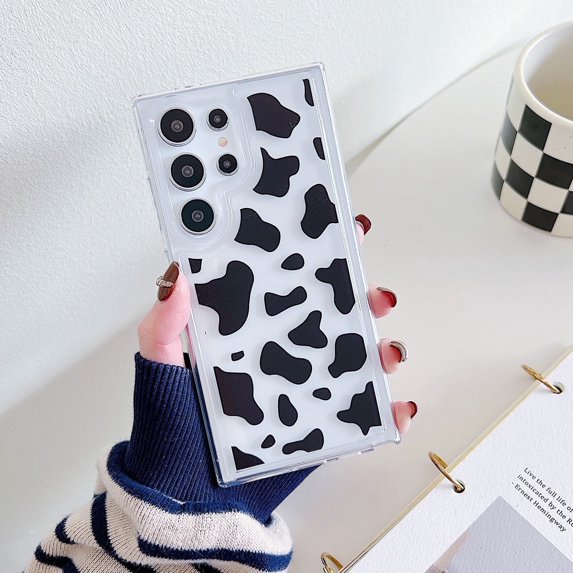 Allytechgroup Cow Stripe Back Cover Cell Phone Case for Samsung Galaxy Note 20, Multicolor