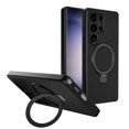 thumbnail image 1 of Allytechgroup for Galaxy S23 Case Ring Stand, Liquid Silicone Compatible with Magsafe Wireless Charging Support Anti-Scratch Bumper Shockproof Phone Case for Samsung Galaxy S23,Black, 1 of 6