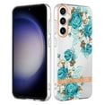 thumbnail image 1 of Allytechgroup Galaxy S24 Case, 2024 Trendy Floral Series TPU Slim Back Cover Shell Shockproof Anti-Scratch Phone Case for Samsung Galaxy S24, Green Flower, 1 of 5