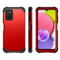 thumbnail image 1 of Allytechgroup Galaxy S24 FE Case,Rugged Military Grade Shockproof Bumper Dual Layers PC Anti-Scratch Case Cover for Samsung Galaxy S24 FE 6.7" - Red, 1 of 6
