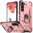 thumbnail image 1 of Allytechgroup Galaxy S24 Plus Rugged Case, Hybrid Ring Holder Stand Shockproof Compatible with Car Mount Anti-Scratch Anti-Slip Lightweight Phone Case for Samsung Galaxy S24 Plus, Rosegold, 1 of 8