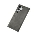 thumbnail image 1 of Allytechgroup Galaxy S24 Ultra Case Cover, Slim & Stylish Phone Case for Samsung Galaxy S24 Ultra, PU Leather Back Cover with Card Slot & Shockproof Protection, Gray, 1 of 6