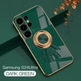 thumbnail image 1 of Allytechgroup Galaxy S24 Ultra Case with Stand, Cute Spacemen Design Plating Back Cover Slim Fit Bumper Shockproof Protective Phone Case for Samsung Galaxy S24 Ultra, Darkgreen, 1 of 11