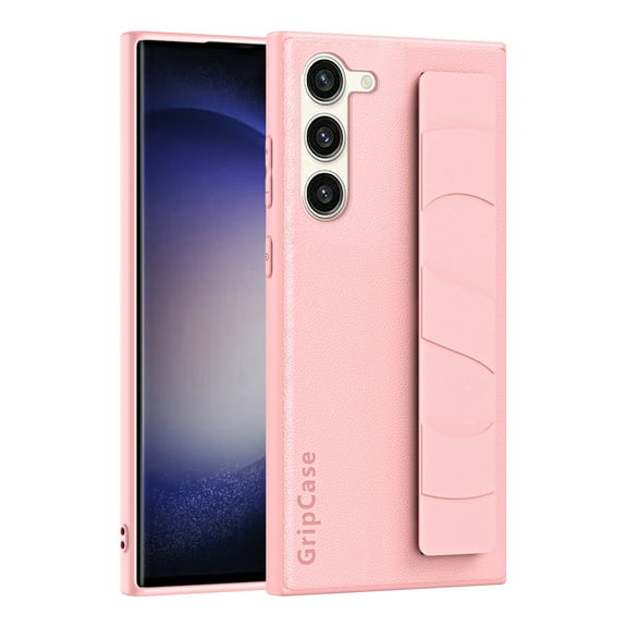 Allytechgroup Galaxy S25 Case with Hand Wrist Strap, Slim Fit Shockproof Anti-Scratch Lightweight Bumper Phone Case Cover for Samsung Galaxy S25 - Pink