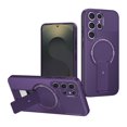 thumbnail image 1 of Allytechgroup Galaxy S25 Edge Case, [Compatible with Magsafe] Rugged Shockproof Dual Layers Kickstand Anti-Fingerprint Wireless Charging Phone Cover Shell for Apple Samsung Galaxy S25 Edge,Purple, 1 of 8