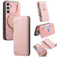 thumbnail image 1 of Allytechgroup Galaxy S25+ Plus Case Wallet, 2-in-1 Detachable Magnetic Back Cover Compatible with MagSafe Secure and Stylish Protection RFID Blocking Phone Case for Samsung Galaxy S25+, Pink, 1 of 9
