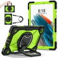 thumbnail image 1 of Allytechgroup Galaxy Tab A7 Lite 8.7" Case 2021 (SM-T220/T225/T227), Hybrid Rugged Shockproof Kickstand S Pen Holder Shoulder Strap Bumper Anti-Scratch Tablet Case for Galaxy Tab A7 Lite, Olive, 1 of 9