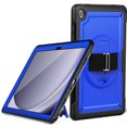 thumbnail image 1 of Allytechgroup Galaxy Tab A9 8.7" Case SM-X110 X115, Rotating Kickstand Shockproof Hand Strap + Shoulder Strap Drop Protection Rugged Case for Samsung Galaxy Tab A9 8.7 Inch,Darkblue, 1 of 10