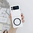 thumbnail image 1 of Allytechgroup Galaxy Z Flip 3 Case Magnetic, Compatible with Magsafe Slim Fit Shockproof Anti-Scratch Wireless Charging Support Bumper Phone Case for Samsung Galaxy Z Flip3, White, 1 of 8