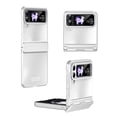 thumbnail image 1 of Allytechgroup Galaxy Z Flip 4 Case, Stylish Plating Slim Fit Cover Hinge Protection Shockproof Anti-Scratch Bumper Rugged Phone Case for Samsung Galaxy Z Flip 4 5G, Silver, 1 of 7