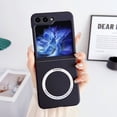 thumbnail image 1 of Allytechgroup Galaxy Z Flip 6 Case Magnetic, Compatible with Magsafe Slim Fit Shockproof Anti-Scratch Wireless Charging Support Bumper Phone Case for Samsung Galaxy Z Flip6, Black, 1 of 9