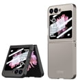 thumbnail image 1 of Allytechgroup Galaxy Z Flip 6 Case with Screen Protector, Skin Friendly Slim Fit Shockproof Rugged Hybrid Anti-Scratch Bumper Phone Case for Samsung Galaxy Z Flip6, Titaniumgray, 1 of 6