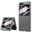 thumbnail image 1 of Allytechgroup Galaxy Z Flip 6 Case with Screen Protector, Skin Friendly Slim Fit Shockproof Rugged Hybrid Anti-Scratch Bumper Phone Case for Samsung Galaxy Z Flip6, Gray, 1 of 6